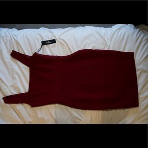 Lulus maroon mini dress